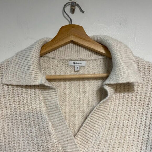 Reitmans Beige Collared Women's Pullover Sweater Size S - Picture 4 of 8